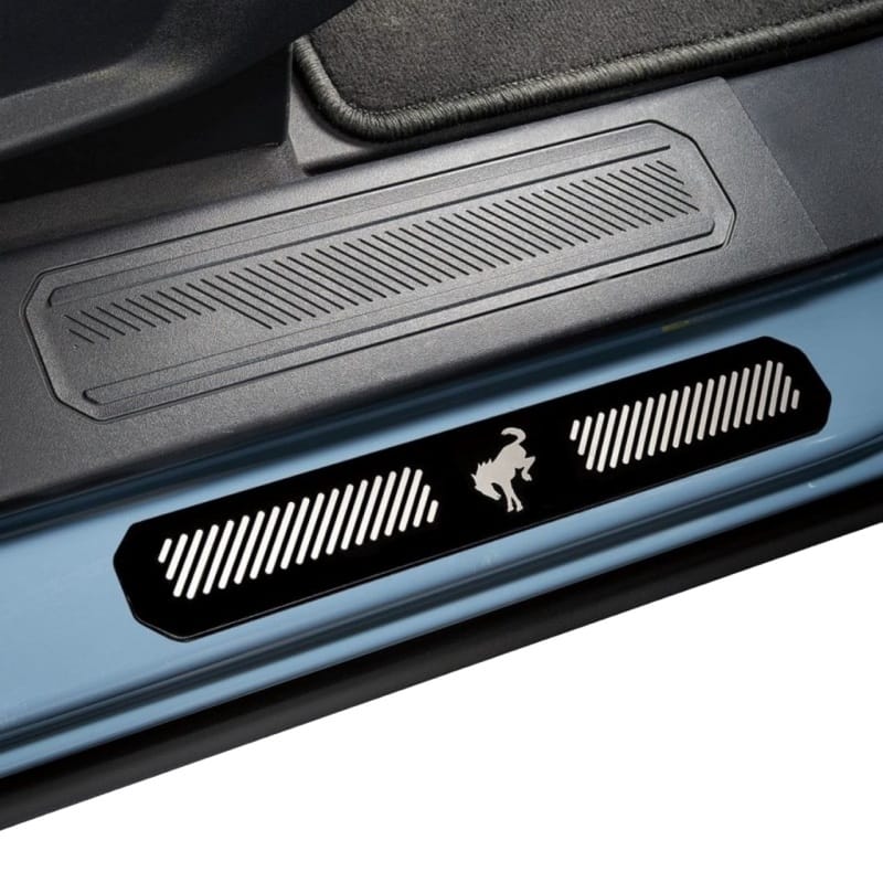Putco — Putco 21-23 Ford Bronco w/Bronco Etching (4pcs) Black Platinum Door Sills