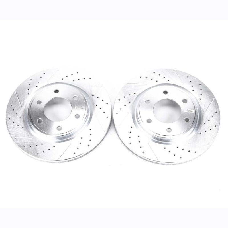 PowerStop — PowerStop Evolution Performance Drilled, Slotted & Plated Brake Rotor Pair