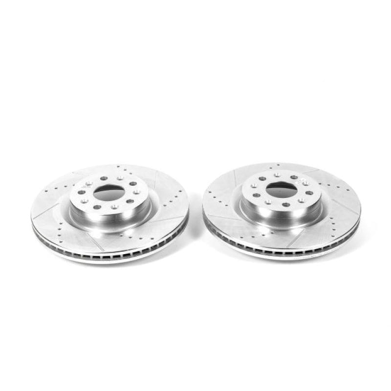 PowerStop — PowerStop Evolution Performance Drilled, Slotted & Plated Brake Rotor Pair