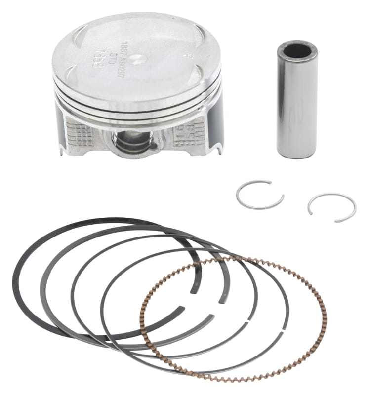 Vertex Pistons — Vertex Piston 04-09 Kawasaki KFX 700 V-Force 700cc Cast Replica Piston Kit