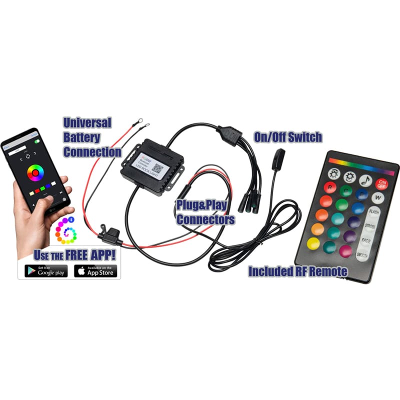 ORACLE Lighting — ORACLE Lighting LED Illuminated Wheel Rings - ColorSHIFT RGB+W
LED Wheel Rings