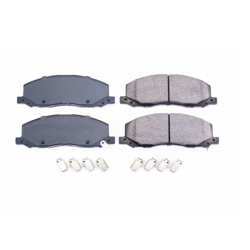 PowerStop — PowerStop - Z17 Low-Dust Ceramic Brake Pads with Hardware