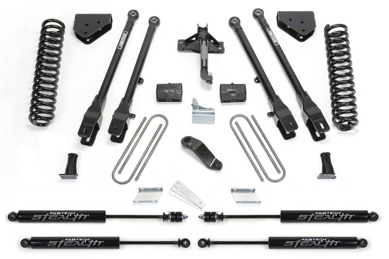 Fabtech — 6" 4LINK SYS W/COILS & STEALTH 2011-13 FORD F450/550 4WD 10 LUG
4 Link Lift System