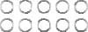 TwinPower — Twin Power 84-Up Evo BT and XL and M8 Exhaust Gaskets Replaces 65324-83 Extreme Performance 10 Pk