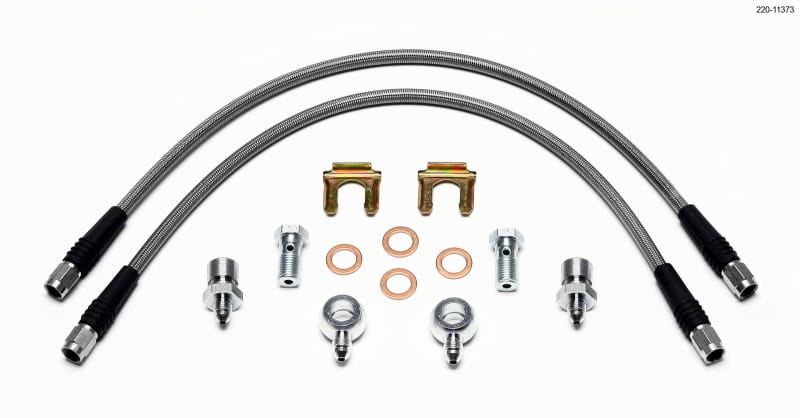 Wilwood — Wilwood Flexline Kit D52 Caliper 18in w/ Banjo 7/16-20
FLEXLINE KIT