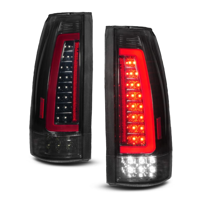 ANZO — ANZO 88-99 Chevy/GMC C/K1500/2500/3500 Full LED Light Tube Taillights Black Housing Smoke Lens
TailLightSet
