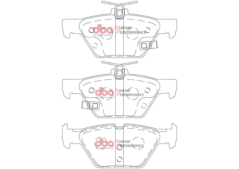 DBA — Rear Xtreme Performance Brake Pads