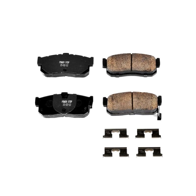 PowerStop — PowerStop - Z17 Low-Dust Ceramic Brake Pads with Hardware