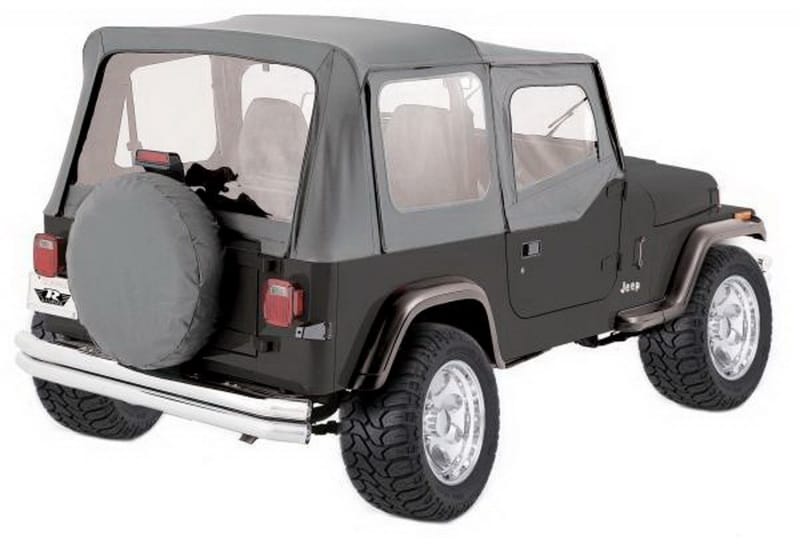 Rampage — Complete Top, Frame & Hardware for Soft Upper Doors
Complete Soft Top Kit