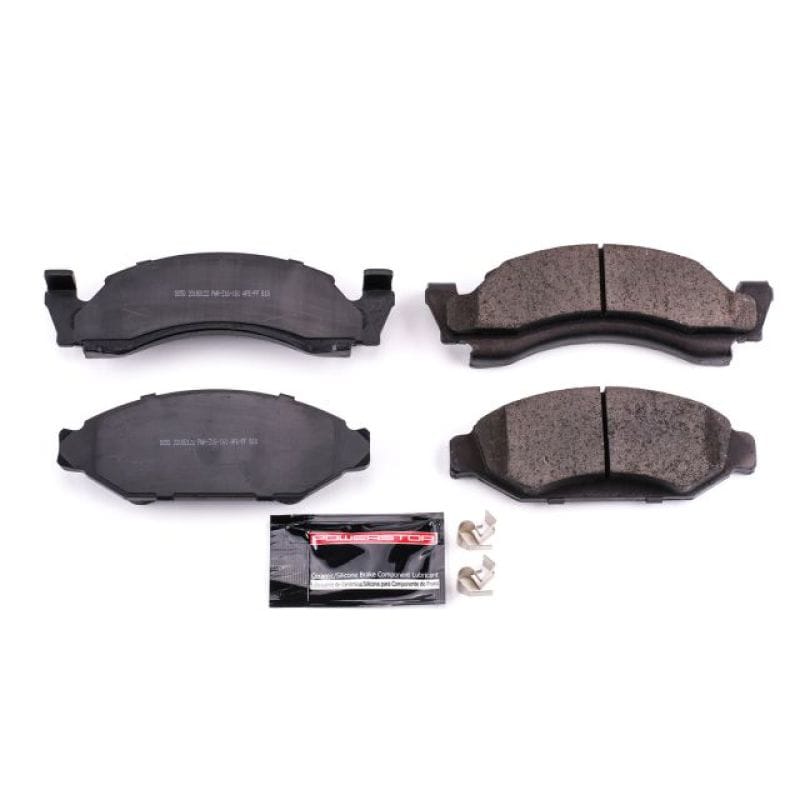 PowerStop — PowerStop - Z23 Daily Driver Carbon-Fiber Ceramic Brake Pads with Hardware Kit
