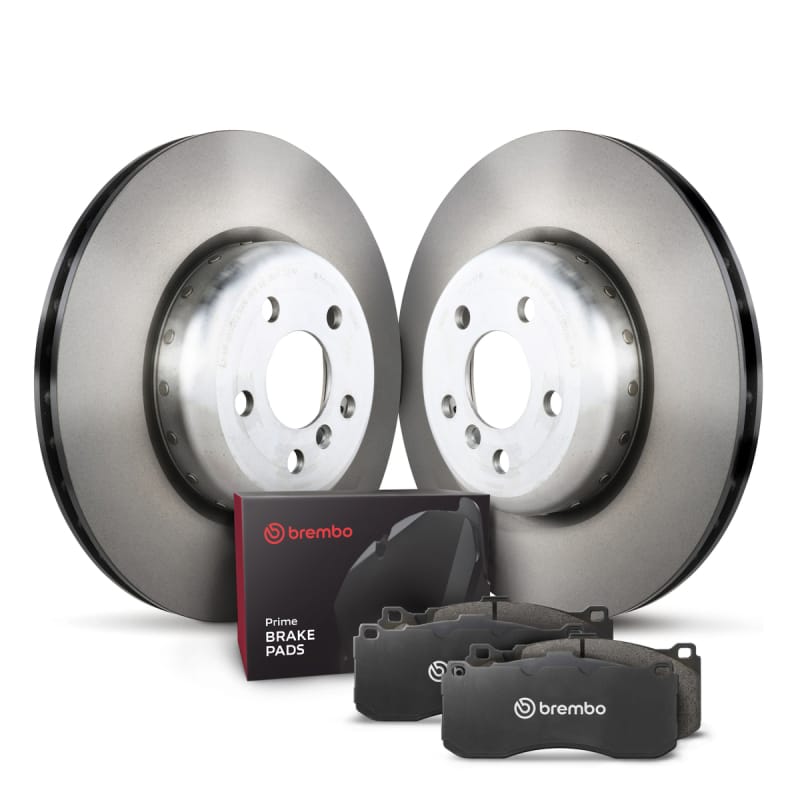 Brembo OE — Brembo low-met brake pad and composite vented  brake disc kit