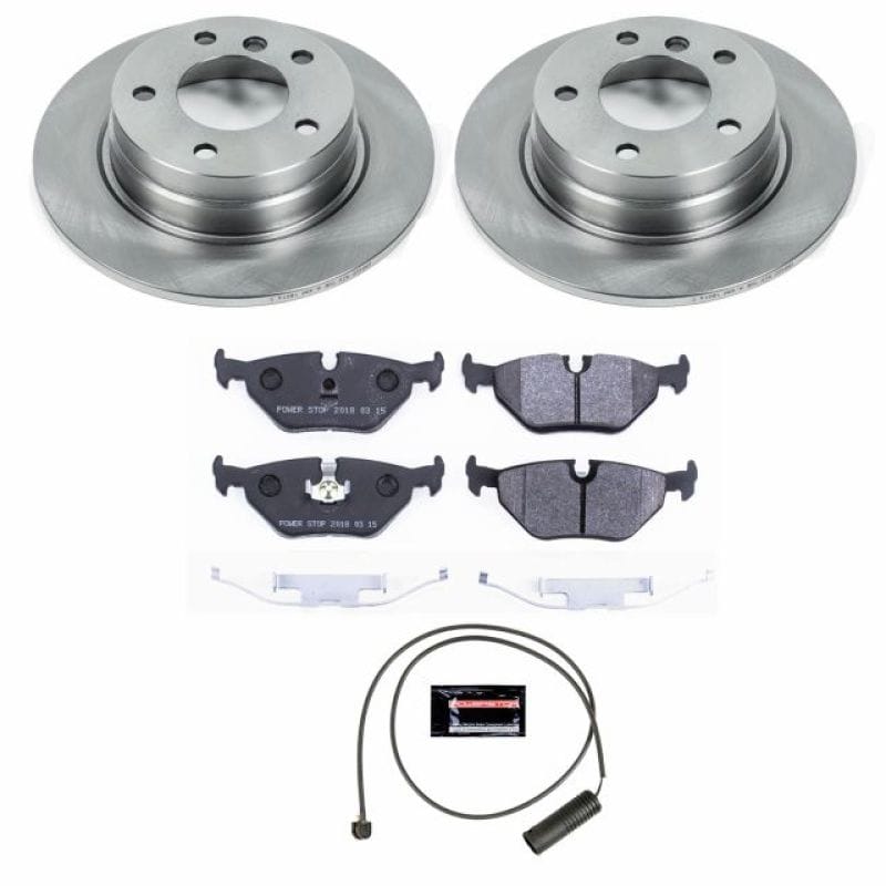 PowerStop — Track Day High-Performance Brake Pad and Rotor Kit