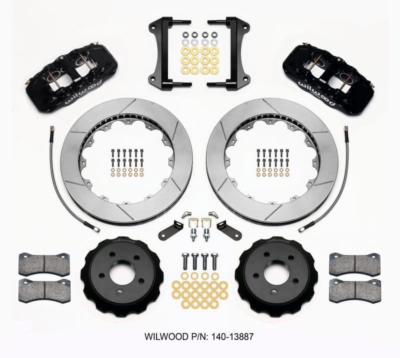 Wilwood — KIT,FRONT,MUSTANG,2015-UP,AERO6,15.00 ROTOR,W/LINES
