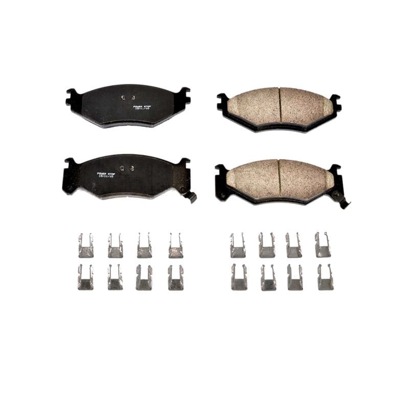 PowerStop — PowerStop - Z17 Low-Dust Ceramic Brake Pads with Hardware