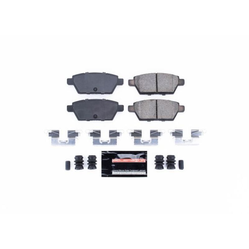 PowerStop — PowerStop - Z23 Daily Driver Carbon-Fiber Ceramic Brake Pads with Hardware Kit