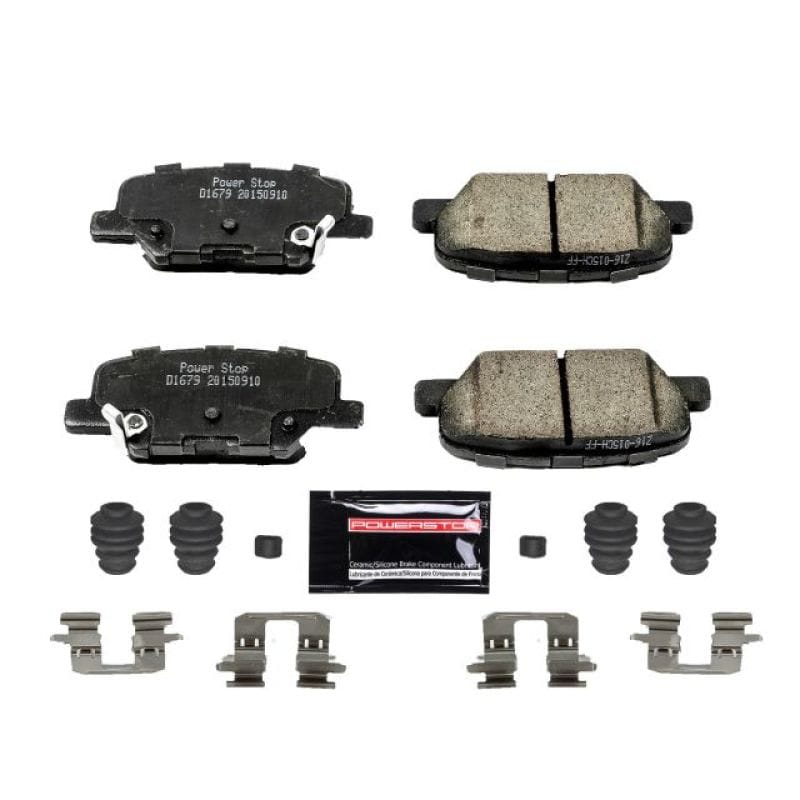 PowerStop — PowerStop - Z23 Daily Driver Carbon-Fiber Ceramic Brake Pads with Hardware Kit