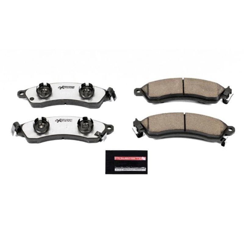 PowerStop — PowerStop - Z26 Performance Carbon-Fiber Ceramic Brake Pads with Hardware Kit