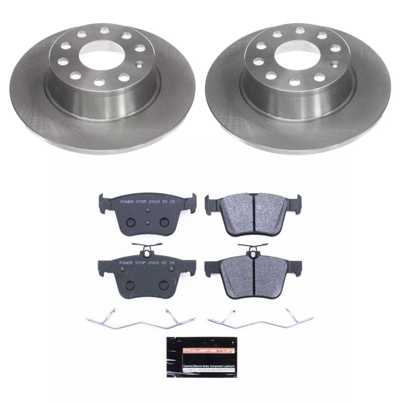 PowerStop — Track Day Spec High-Performance Brake Pad and Rotor Kit