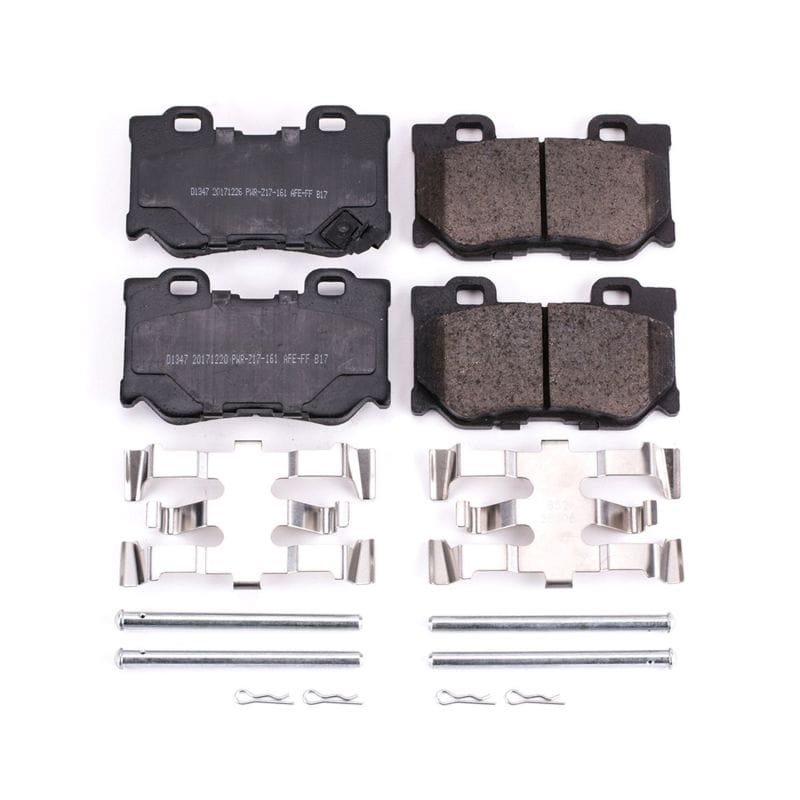 PowerStop — PowerStop - Z17 Low-Dust Ceramic Brake Pads with Hardware