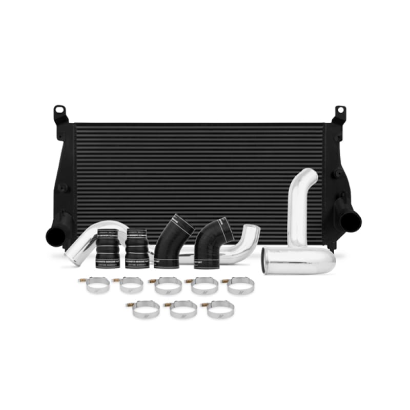 Mishimoto — Mishimoto 02-04.5 Chevrolet 6.6L Duramax Intercooler Kit w/ Pipes (Black)