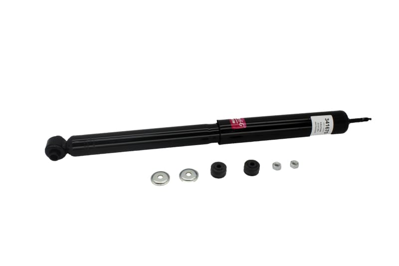 KYB — Ride Comfort may be important, but restoring a vehicles Ride Control, stability, stopping, lane change responsiveness and handling is critical. KYB Excel-G Shocks and Struts are designed for the most important performance purpose: Restoring the vehicles original capabilities. KYB is a world leading supplier of shocks and struts to new vehicle manufacturers and the Excel-G is made on the very same KYB OE assembly lines, uses the same OE quality components and is calibrated to restore original, de
Gas Shock