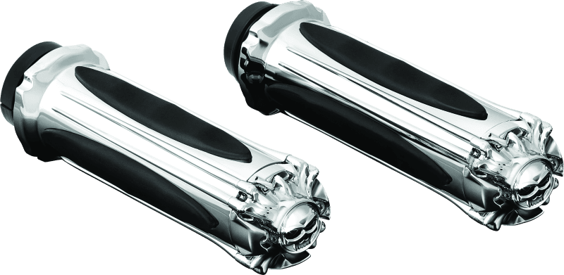 Kuryakyn — Kuryakyn Zombie Grips Throttle-By-Wire Chrome