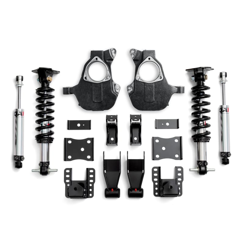 QA1 — QA1 LK22-GMT04 4/6 Lowering Kit 14-18 GM 1500,4WD Stamped/Al. Arms Double Adjust