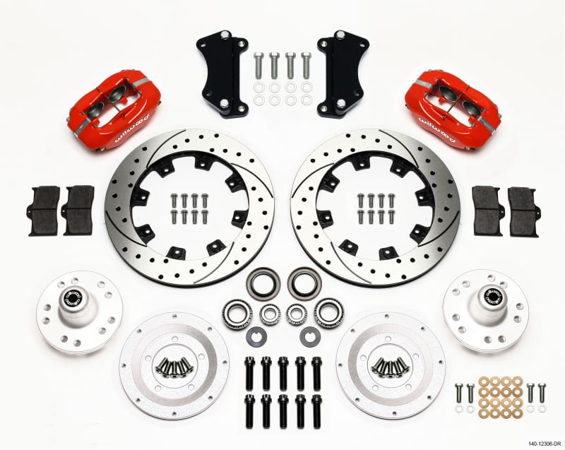 Wilwood — KIT,FRONT,HEIDTS TRI-5,2in. DROP,FDLI 12.19,SRP,RED