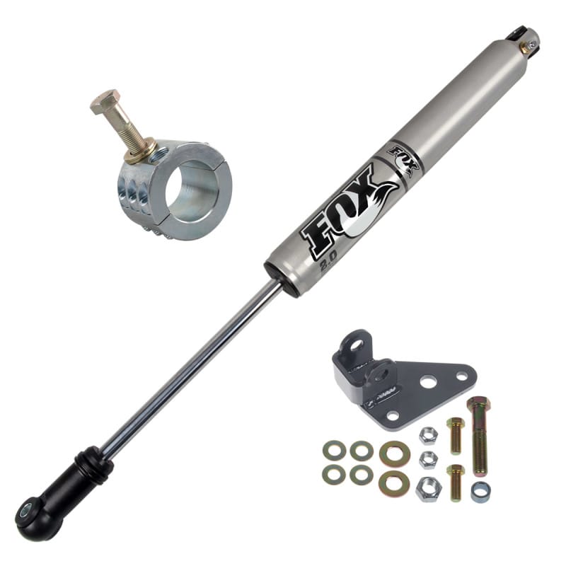 Synergy Mfg — Synergy 07-18 Jeep Wrangler JK/JKU Fox Steering Stabilizer Relocation Bracket