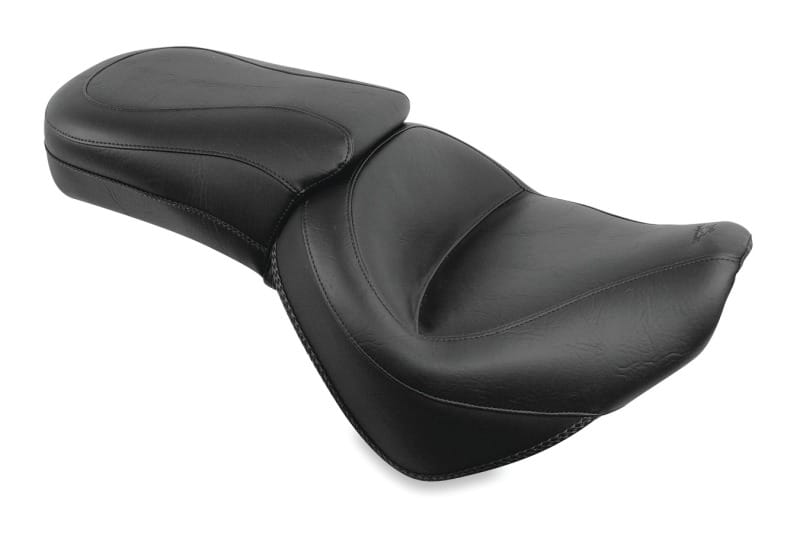 Mustang Motorcycle — Mustang 10-13 Honda VT1300C Sabre,10-16 Stateline, 10-15 Interstate 1PC Seat - Black