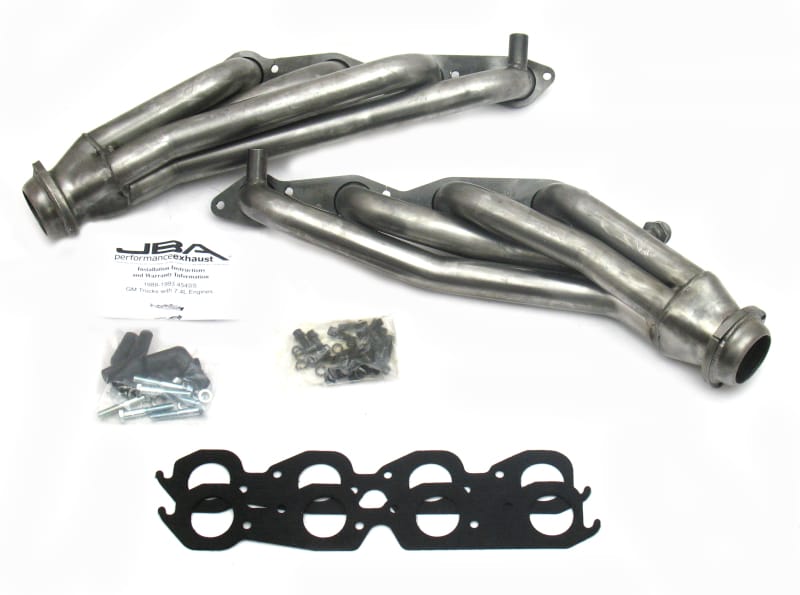 JBA — JBA 96-00 GM Truck 7.4L Vortec w/EGR & A.I.R. 1-3/4in Primary Raw 409SS Cat4Ward Header
Exhaust Header