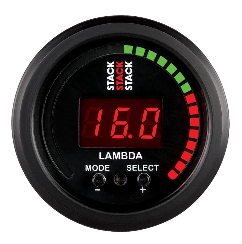 AutoMeter — GAUGE, WIDEBAND AIR-FUEL RATIO (LAMBDA), PRO-CONTROL, 52MM, BLK