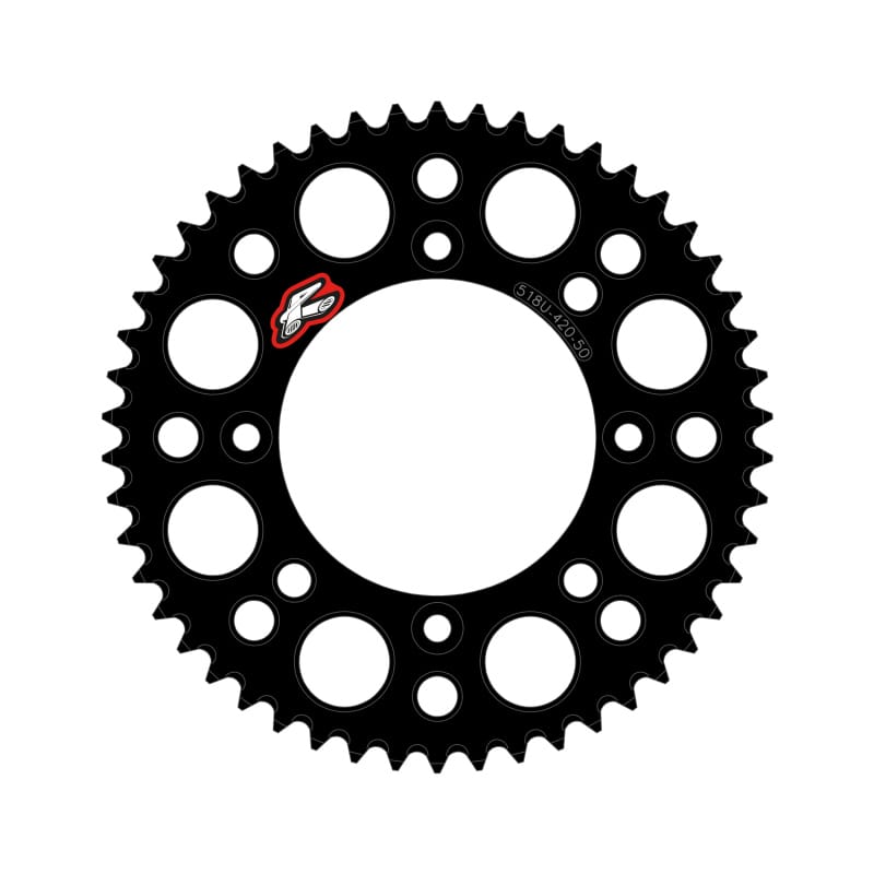 Renthal — Renthal 2025 KTM 65 Rear Chain Wheel - Black 420-46GP Teeth