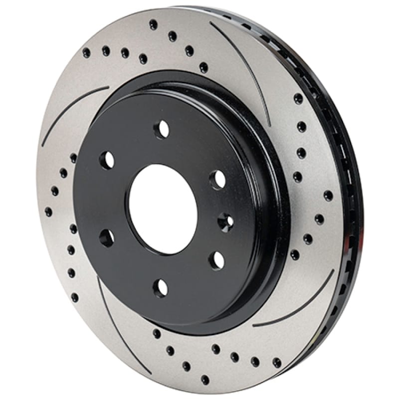 Wilwood — Wilwood Rotor-SRP-Drill/Slot-RH-BLK 13.38 x 1.25 - 6x5.5