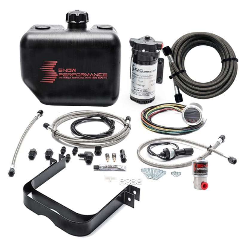 Snow Performance — Snow Performance 2.5 Boost Cooler Water Methanol Injection Kit w/ SS Brd Line & 4AN Fittings
Water/Meth Inject Kt
