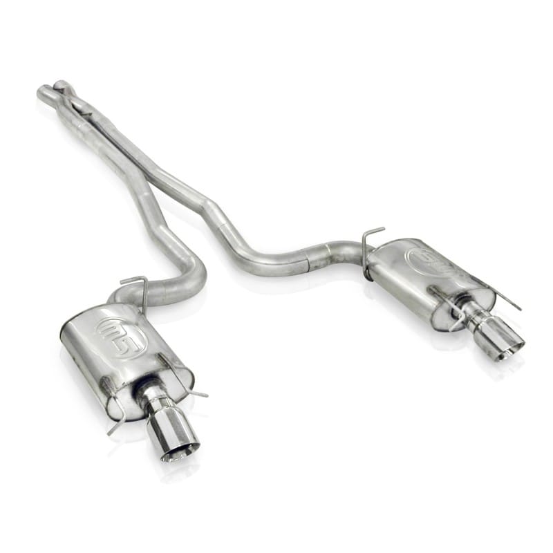Stainless Works — Stainless Works Catback Dual Turbo S-Tube Mufflers Performance Connect