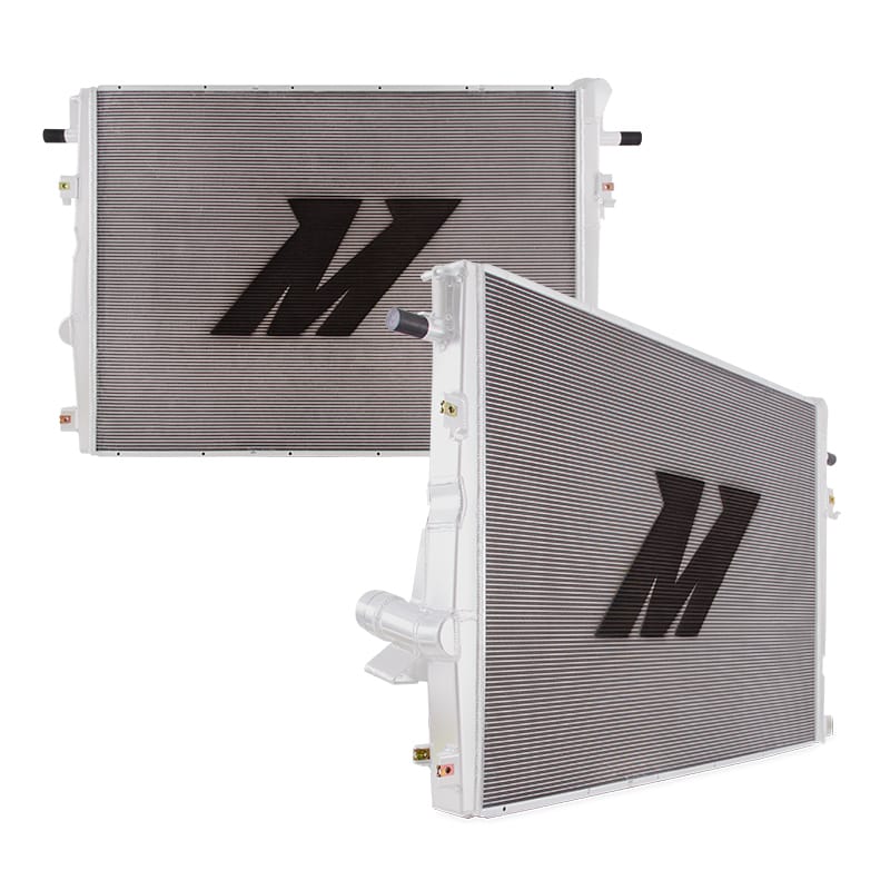 Mishimoto — Performance Aluminum Radiator, Primary, fits Ford 6.7L Powerstroke 2011-2016
