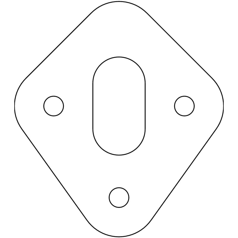 Cometic Gasket — Ford 8BA/8CM Flathead V8 Dipstick Tube Gasket