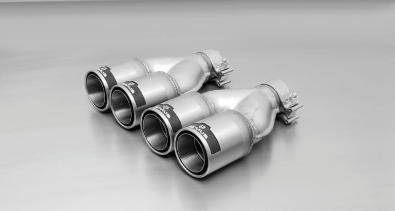 Remus — Remus 2006 Peugeot 207 3 & 5 Door 1.4L/1.6L HDI 84mm Straight w/Carbon Insert Tail Pipe Set
