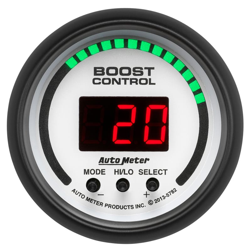 AutoMeter — GAUGE, BOOST CONTROLLER, 2 1/16", 30INHG-30PSI, INCL. SOLENOID, DIGITAL, PHANTOM