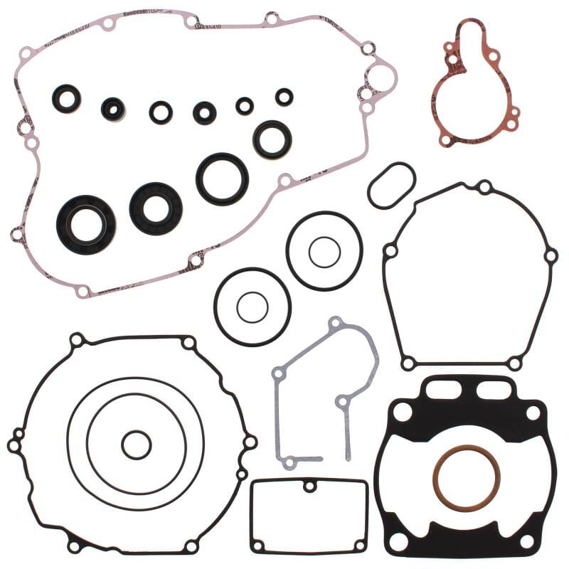 Vertex Pistons — Vertex Gaskets 05-07 Kawasaki KX250 Complete Gasket Kit w/ Oil Seals