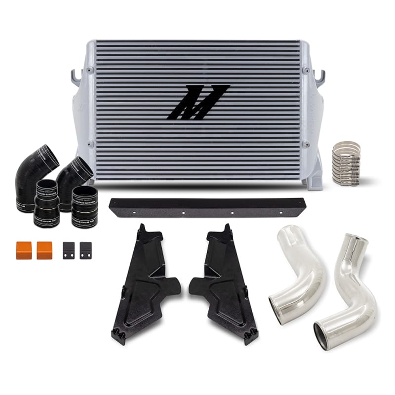 Mishimoto — Intercooler Kit, Silver/Polished, fits Ram 6.7L Cummins 2019-2024