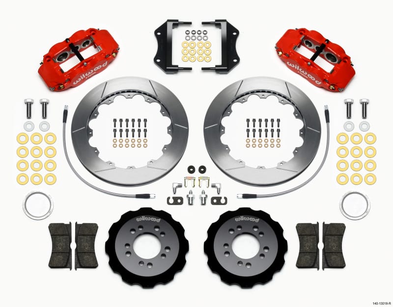 Wilwood — KIT,FRONT,FORD FOCUS 2013,FNSL6R,12.88x 1.10,FRONT MT,GT,RED,W/LINES