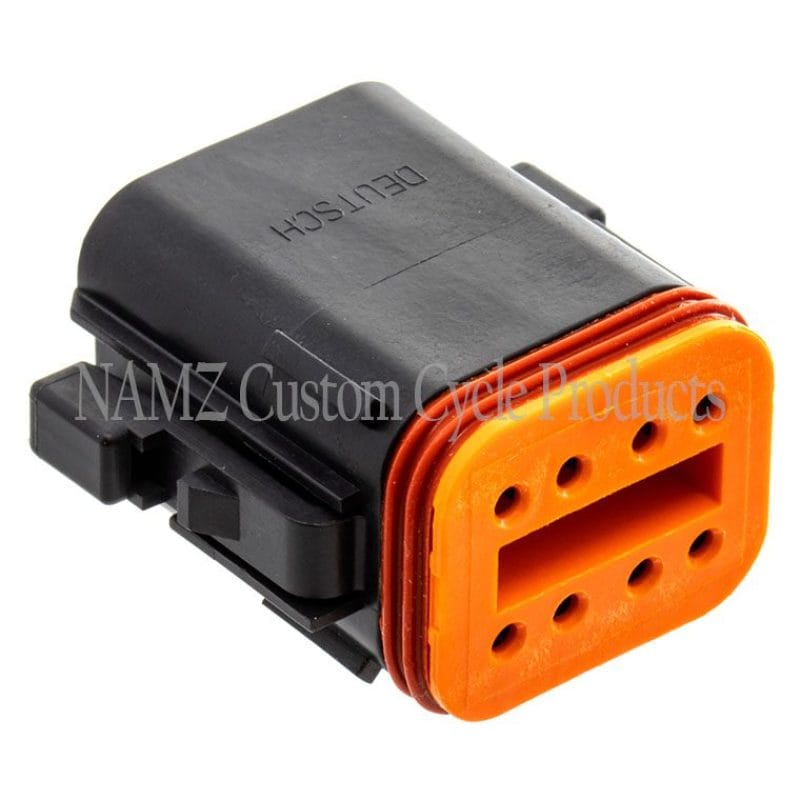 NAMZ — NAMZ Deutsch DT Series 8-Wire Plug & Wedgelock - Black (Repl. HD 72118-94BK)
