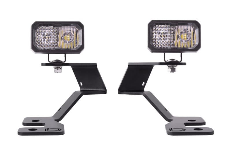 Diode Dynamics — Allows you to mount two Stage Series 2in LED Pods above the hood.
Allows you to mount two C2 2.0in LED Pods above the hood.