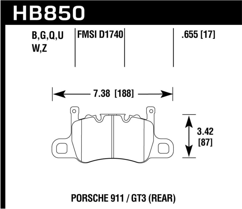 Hawk Performance — HP Plus Disc Brake Pad
