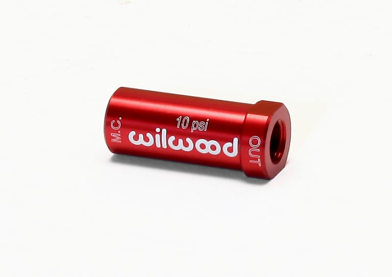 Wilwood — Wilwood Residual Pressure Valve - New Style 10# / Red
VALVE,RESIDUAL