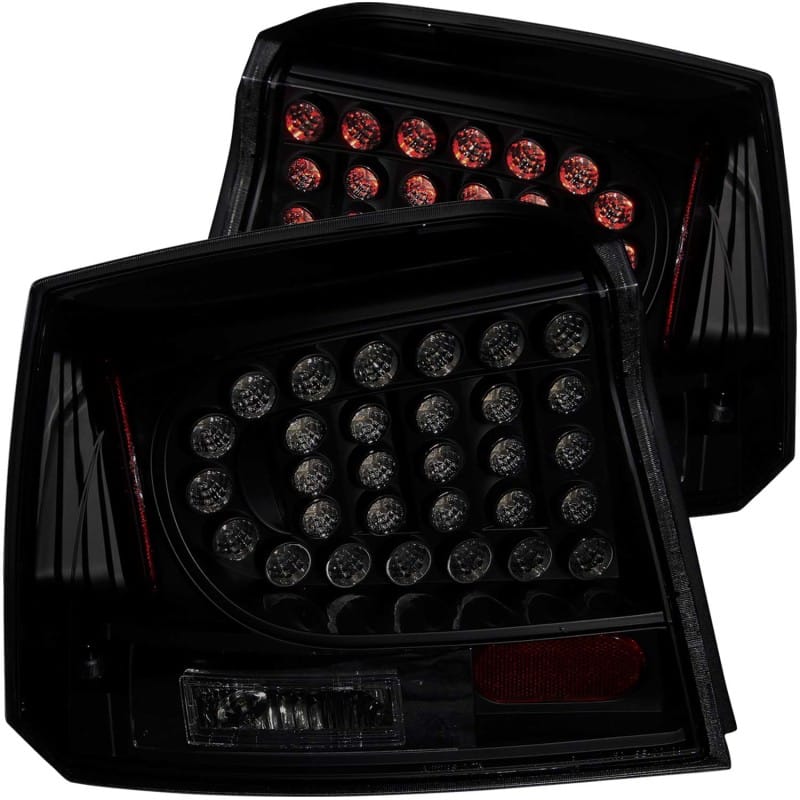 ANZO — ANZO 2006-2008 Dodge Charger LED Taillights Dark Smoke