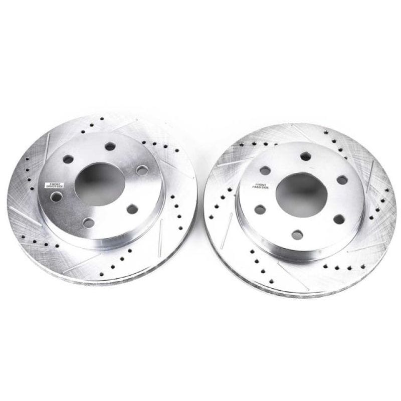 PowerStop — PowerStop Evolution Performance Drilled, Slotted & Plated Brake Rotor Pair