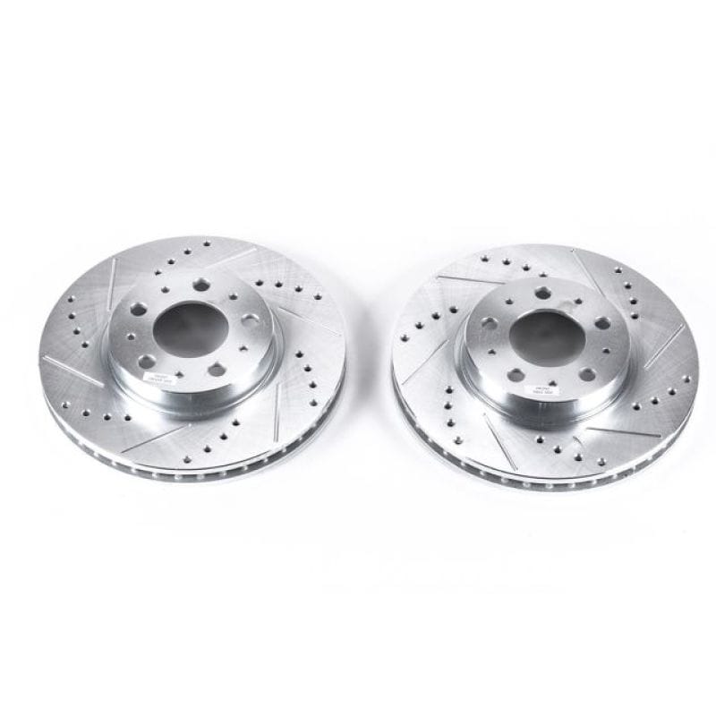 PowerStop — PowerStop Evolution Performance Drilled, Slotted & Plated Brake Rotor Pair